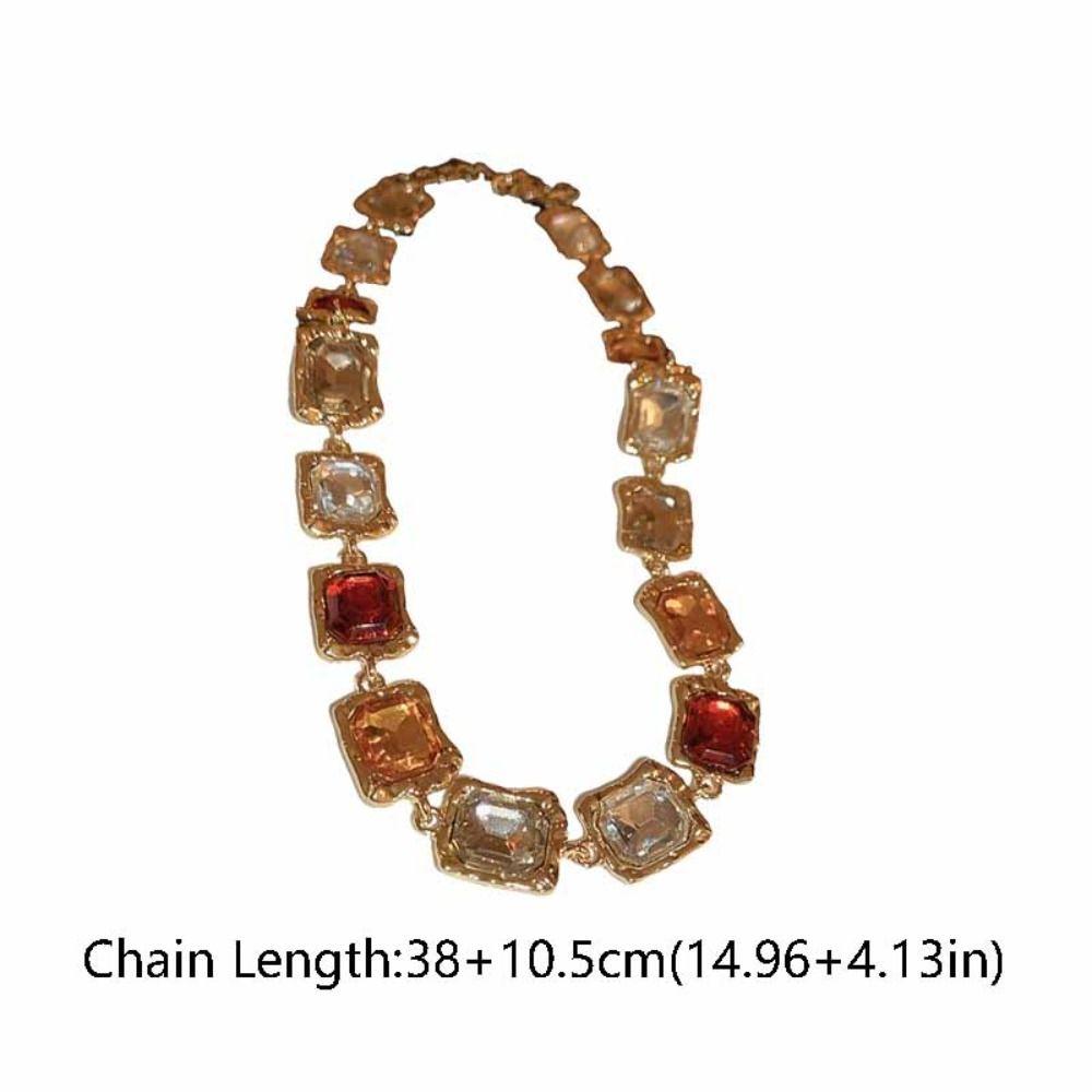 Headchain Rhinestone Tassel Earring Multifunction Sparkling Necklace  Birthday Gift