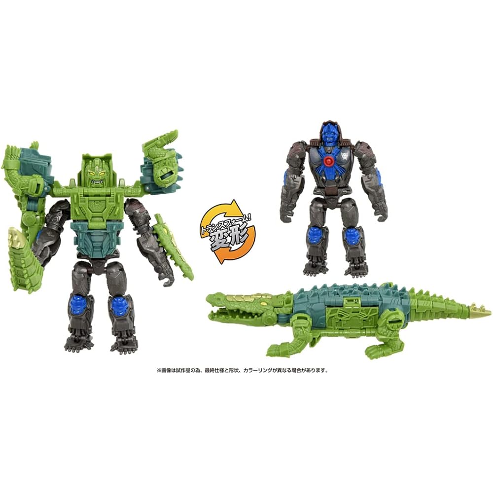 Takara Tomy Transformers Beast Awakening BCAS-03 Optimus Primal and Skull Cruncher Armor Set Action Figures