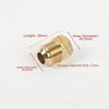 Brass Fitting Brass Copper Tube Adapter Female-Male 1/4" 3/8" 1/2" 3/4" Brass Pipe Fitting Reducer Joint