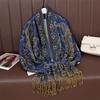 Women's Luxury Autumn Cashmere Printed Jacquard Shawl Scarf