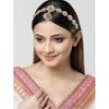 Traditional MATHA PATTI With Attached Borla/Hair Accessory/Mathapatti/Maang Tikka for Womens/Ladies/Girls