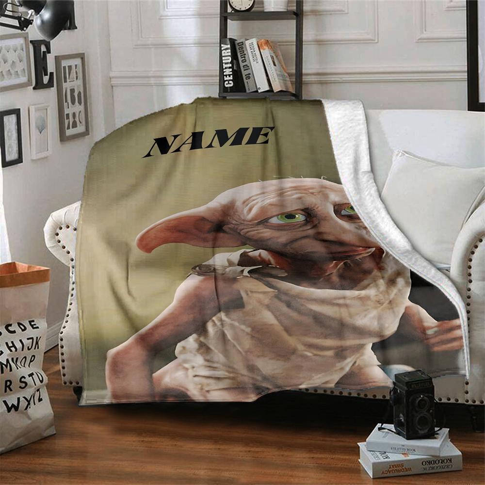 Custom Name Harry Potter Adventure blanket for Couch & Bed, Plush Cozy Fuzzy Blanket Super Soft & Warm Blankets for Fall and Winter. 090879