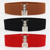 Casual Metal Buckle Waistband Cinch Dress Cummerbands Trendy Waist Band For Ladies Women