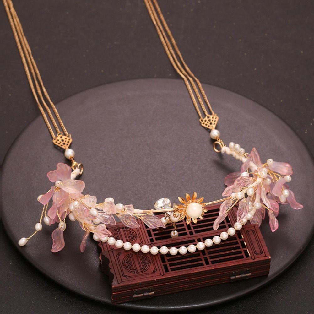 Cosplay Props Princess Long Tassel Wedding Headdress Women Headwear Hanfu Headband Hair Accessories