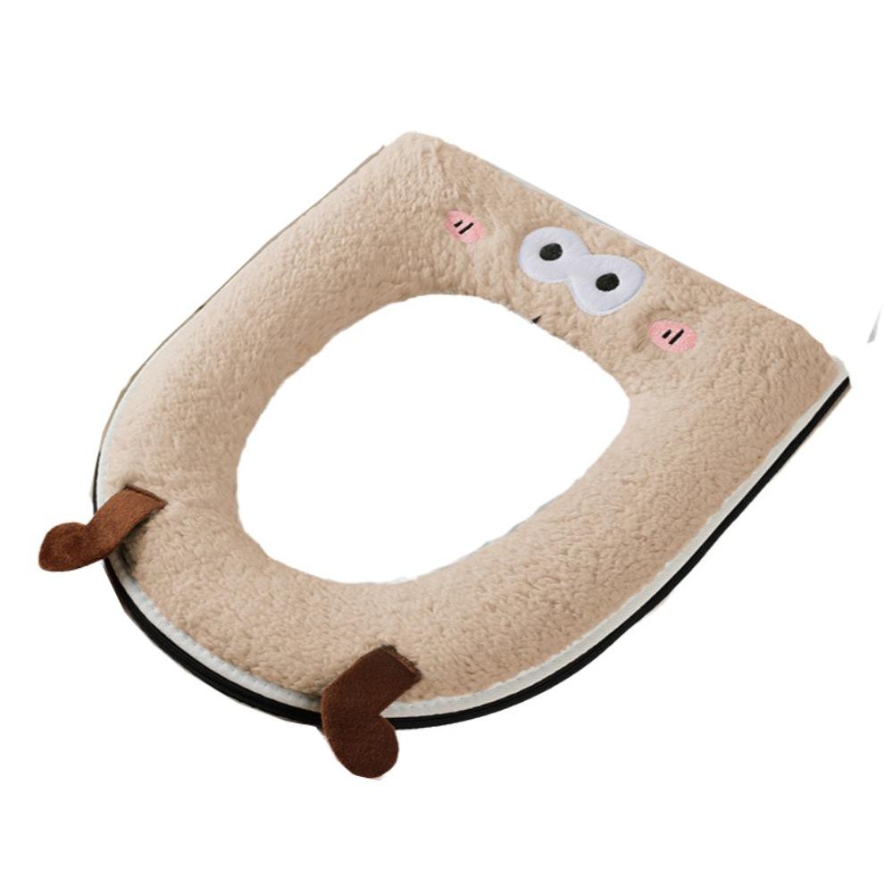 Warm Toilet Seat Cushion Cartoon Washable Toilet Cushion Easy Install Toilet Pad  Home Toilet