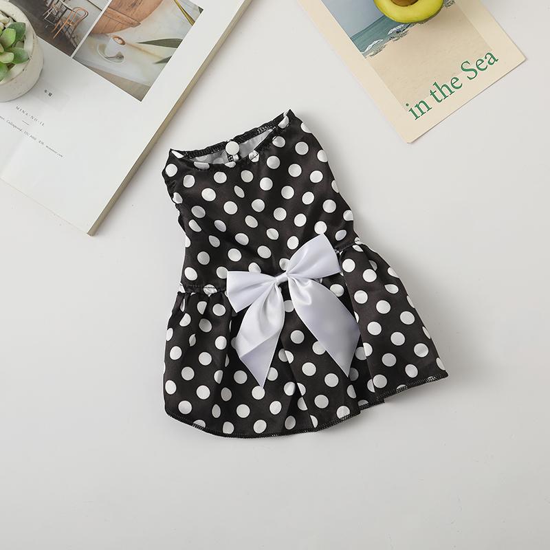 Western Style Pet Dresses for Cats Gotas Summer Satin Sphynx Cat Skirt Dress Kitten Kedi Persian Mascotas Clothes Dog Clothing
