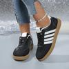 Women's New Versatile Retro Casual Shoes Sports Platform Low-top Board Shoes Women