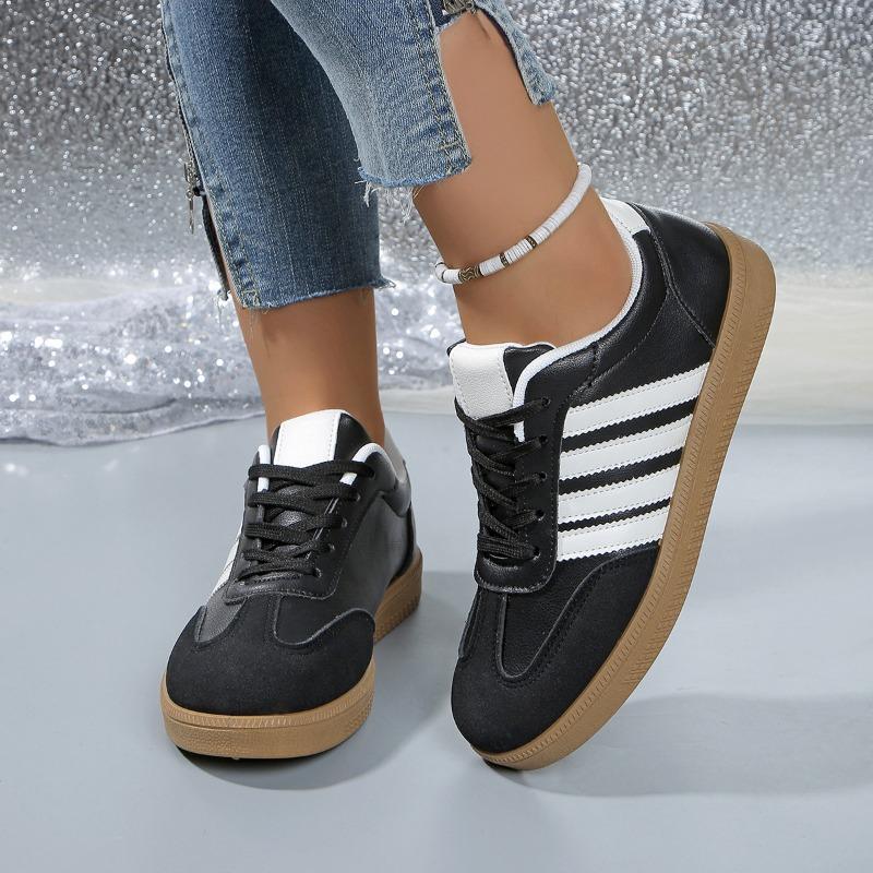 Women's New Versatile Retro Casual Shoes Sports Platform Low-top Board Shoes Women