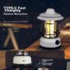 MOTIE Retro Camping Light, Ambient Light, Outdoor Tent Camping Lamp, Rechargeable Lantern, Hanging Light, LED, Ultra-Long Battery Life, Super Bright
