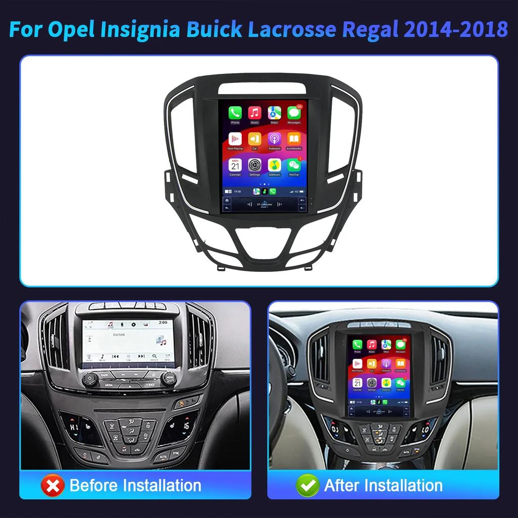 9.7" For Opel Insignia Buick Lacrosse Regal 2014-2018 Android Auto Radio Car Radio Multimedia GPS Carplay Multimedia Navigation