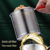 ZISIZ Stainless Steel Deep Fryer with Tongs