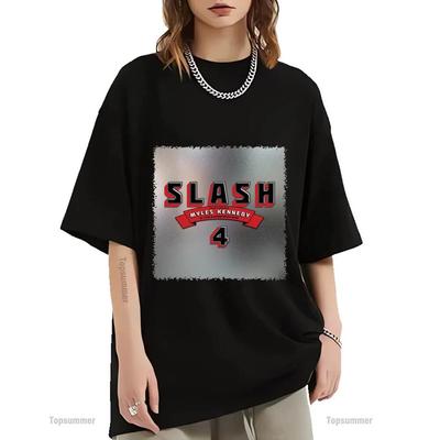 4 Album T-Shirt Slash Tour T-Shirt Mode Harajuku Übergroße T-Shirts Paare Grafikdruck Tops