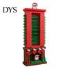 Weihnachtsmann Schornsteine Ornament Weihnachtszählkalender, 24 Tage Advents-Tischdekoration Xmas für Feiertagsparty Kalender