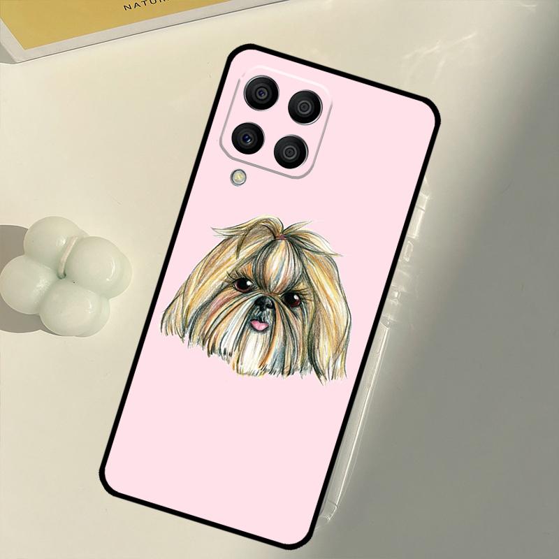 Cartoon Shih Tzu Dog For Samsung Galaxy M54 M21 M33 M53 M13 M12 M32 M52 M11 M31 M35 M55 M15 M14 M34 M06 M16 Case
