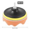 12 PCS 4 Inch Polishing Pads Sponge Wool Polishing Pads with M10 Drill Adapter for Car Motorcycle Polishing and Scratch Removal