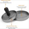 Burgerpress Non-Stick Hamburgare Patty Maker med Vaxpapper Aluminium Burgermakare för Kök BBQ Grill