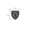 Stainless Steel Car Front Sticker Rear Badge Steering h Wheel Cover Lion Logo for Peugeot 308 3008 2008 306 307 408 407 5008 508