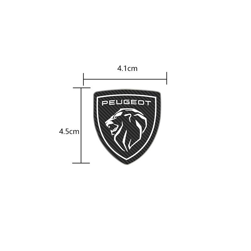 Stainless Steel Car Front Sticker Rear Badge Steering h Wheel Cover Lion Logo for Peugeot 308 3008 2008 306 307 408 407 5008 508