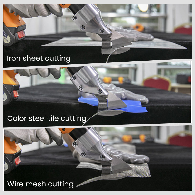Brushless Electric Scissors 450W Cordless Iron Sheet Scissors Electric Metal Cutting Tools Fit Makita/Dewalt 18V Battery