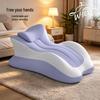 Multifunctional Prone Sleep Pillow with Bedside Cushion and Elevated Backrest
