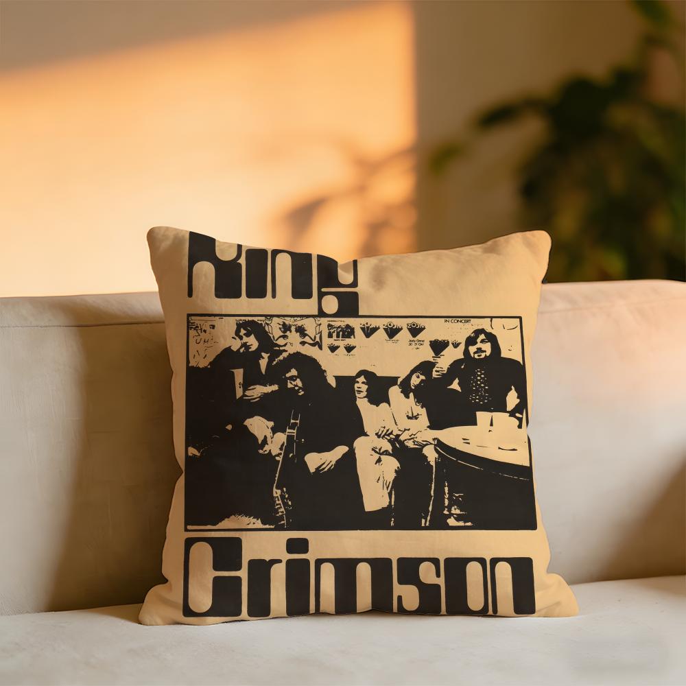 

King Crimson Cushion Cover Cozy Velvet Throw PillowSoft Warm Cushion For Sofa Bed 30X30cm