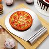 Silver Pizza Transfer Shovel Non-Slip Handle Baking Shovel Paddle  Pizza Oven Accessories
