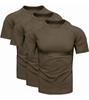 Men's 3-Pack Thermoactive T-Shirt Khaki - M
