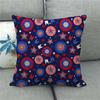 American Five-Pointed Star Geometry Digital Printing Short Plush Pillow Covers For Car Sofa Office Cushion Cover Home Goods