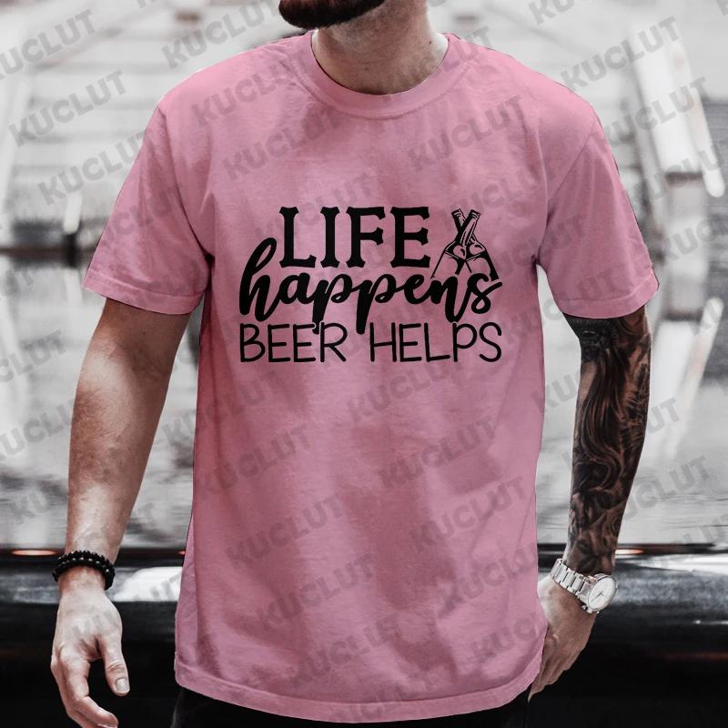 

Fashion Beer Day Graphic T Shirts Men Y2k Clothes Male Single Farewell Drinking Party Tops Oversized Streetwear Short Sleeve Tee XXXXXL золотой