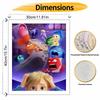 Disney Inside Out 2 digital oil painting diy handpainted coloring painting home decoration gift wall art modern living room decor
