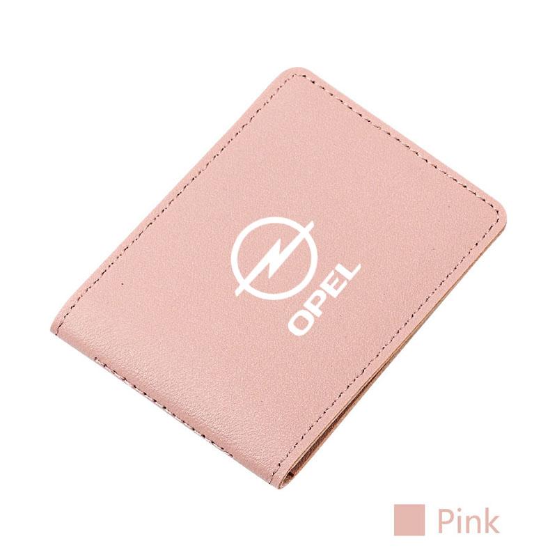 Ultra-Thin Car Driver License Bag ID Card Leather Cover For Opel Astra Grandland Corsa Mokka Frontera Insignia Zafira Vivaro