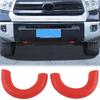 Aunginsy Front Bumper Tow Hook Covers Compatible with Toyota Tundra 2007-2021 Pickup Truck Front Bumper Tow Trailer Hitch Receiver Cover Towing Hitch