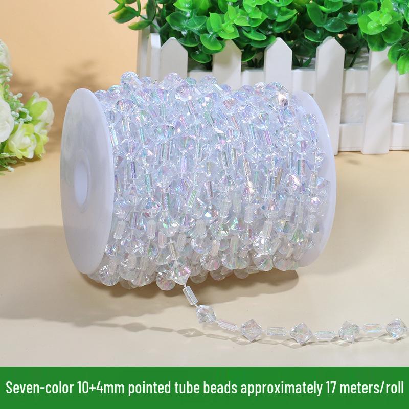 Acrylic Beaded Curtain for Weddings, Aisle Runners, Stage Decor, and Christmas Trees