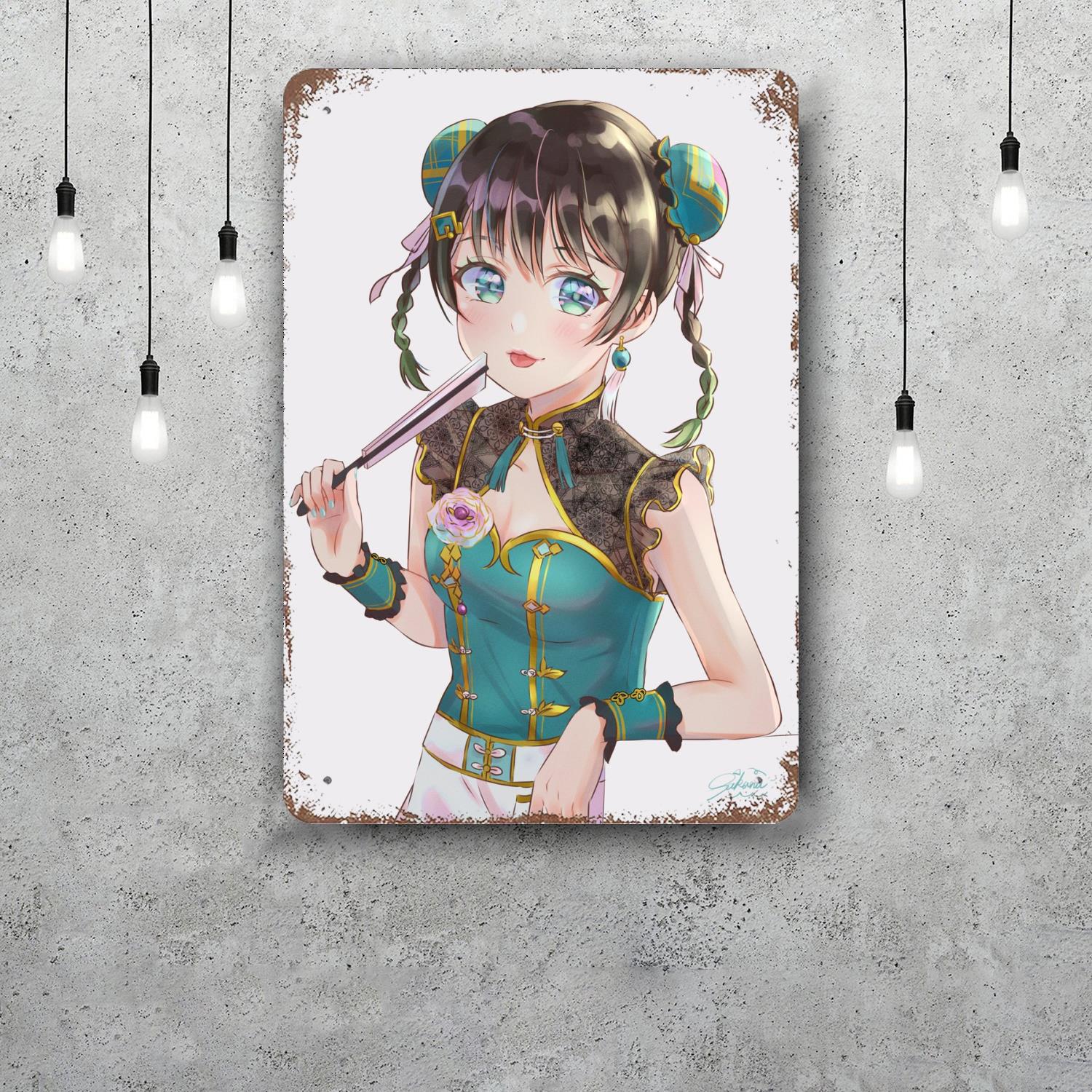 

Love Live School Idol Project Japanese Anime Retro Vintage Tin Sign Poster Decorative Plaque Metal Plate Wall Decor 20x30cm（7.8x11.8inch）