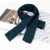 Striped Scarf Long Knitted Scarf Neck Warmer Women Scarf Lightweight Neck Wrap