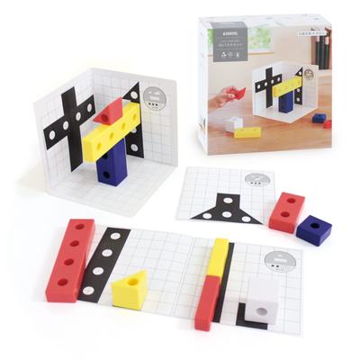 Conjunto de Quebra-Cabeças 3D Shaol Blocos de Colombo (Idades 4 e Acima  Brinquedo Educacional  Quebra-cabeça  Preparação para Exame de Admissão ao Ensino Fundamental  Material Didático) Brinquedo,