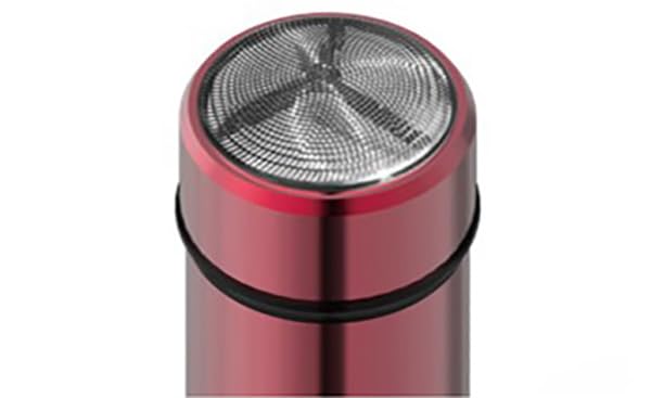 Rotary Men's Shaver, Battery-Powered, Long-Selling Model, Silver