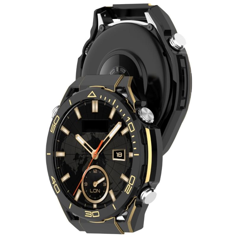 Watch Protector Cover Case for Watch GT5 46MM Protector Bumper Frame Cover Shell Smartwatch Scratchproof Housing