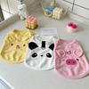 Spring and Summer Ins Puppy Clothes Animal Dog Vest Pet Cat Puppy Clothing Waffle Vest For Small Dog Teddy Traction Dog Costume