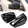 Gorgeri Rearview Mirror Carbon Fiber Texture Rearview Mirror Cover Caps for W176 Caps, 2-Piece Mercedes-Benz A-Class 2012-2017