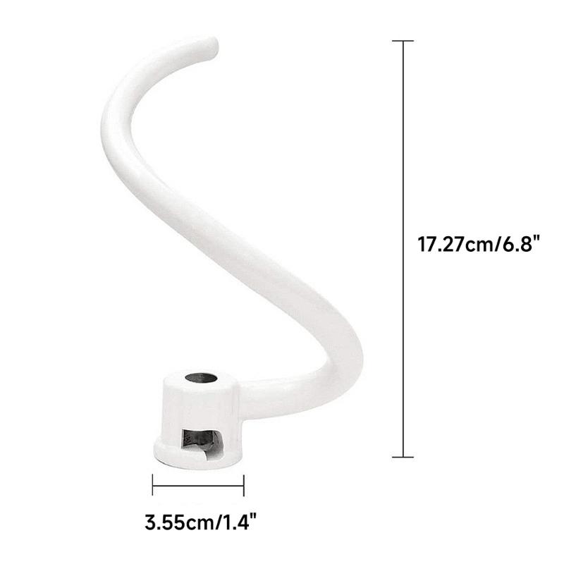 Lift Stand MixerSpiral Dough Hook for KP26M1X K5SS K5A KSM5 KP26M8X KL26M8X KS55