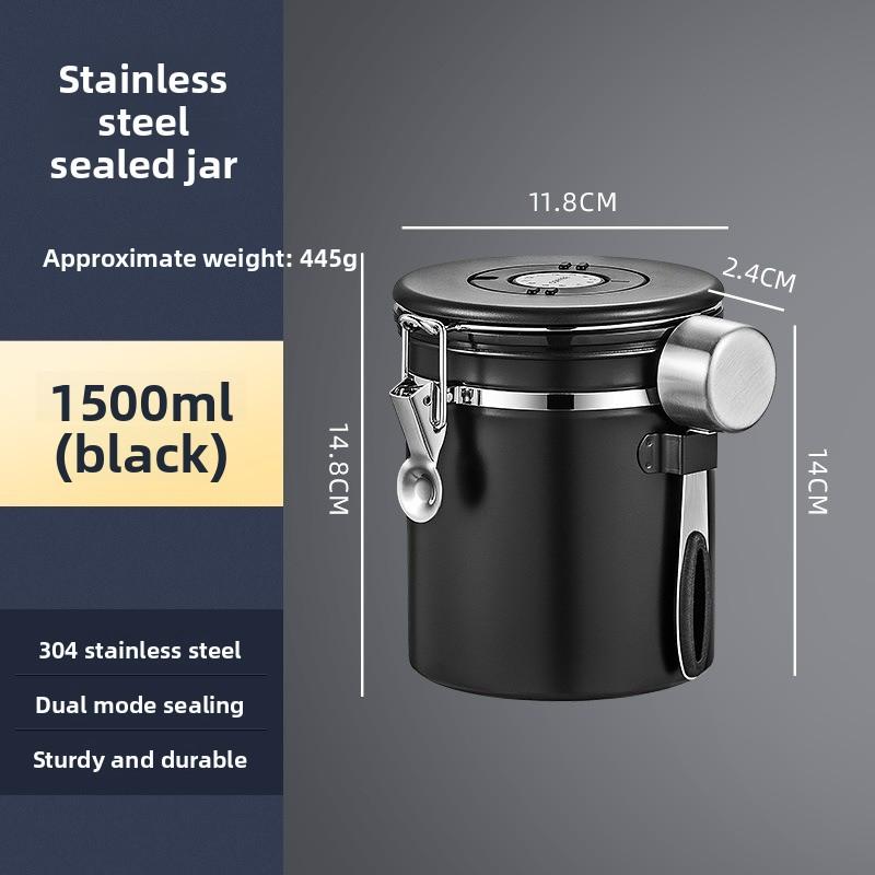 Coffee Bean Storage Container, Coffee Powder Sealed Container, Storage Container, Storage for Coffee Beans