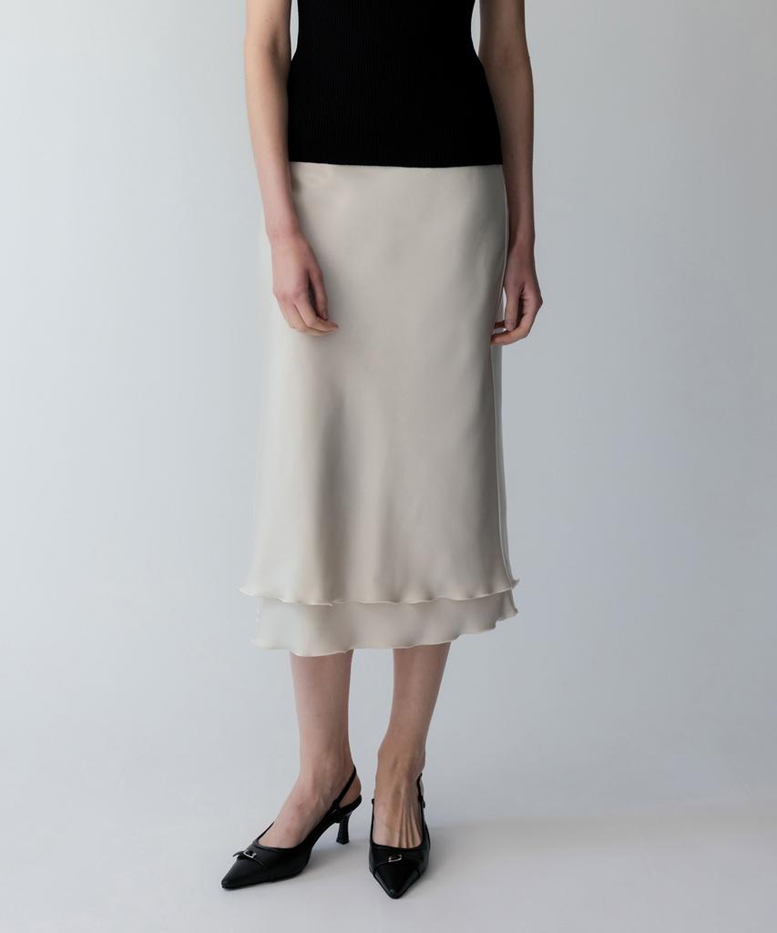 TOWAV Veill Satin Skirt