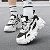 MCTIN Damen-Schuhe, klobige Schuhe, lässige Sportschuhe, dicker Boden, Plateau-Sneaker