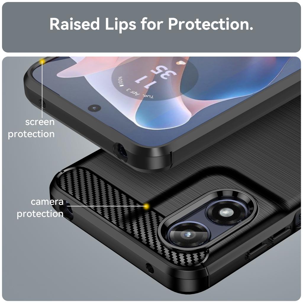 Flexible TPU Case for Motorola Moto G Play 2024 G Stylus 5G 2023 G Power 2022 Pure Protective Cover Shockproof Fundas Coque