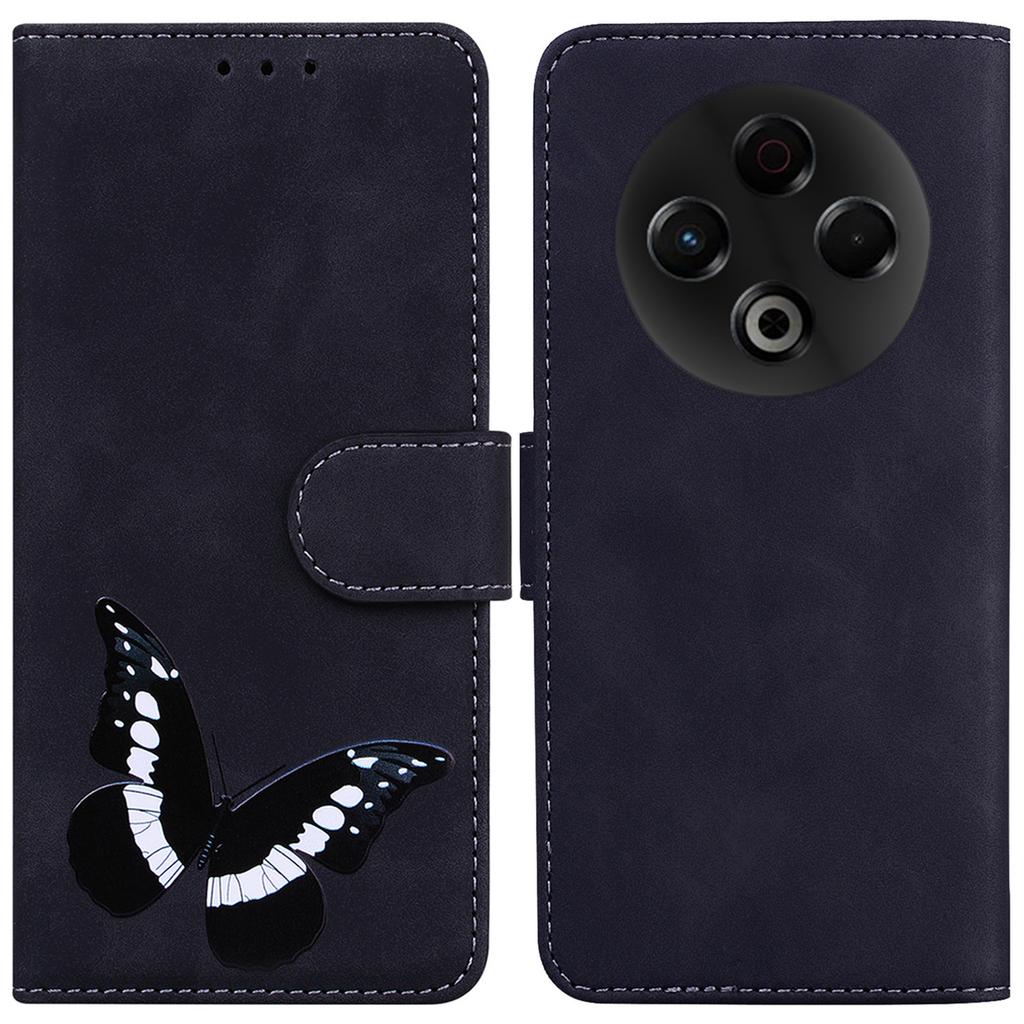 For TECNO Spark 30 4G Stand Case PU Leather Phone Cover Butterfly Printed