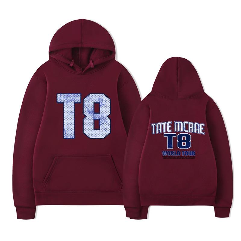 Tate McRae Think Later Hoodies Autumn Men Fashion Long Sleeve Sweatshirts Women Harajuku Streetwear Pullovers Sudaderas