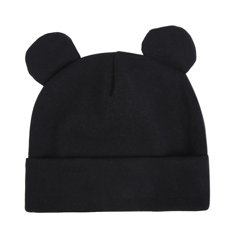 Cute Bear Ear Baby Turban Hats Autumn Winter Newboorn Boys Girls Faux Cashmere Caps Beanies Infant Bonnets Kids Warm Headwraps