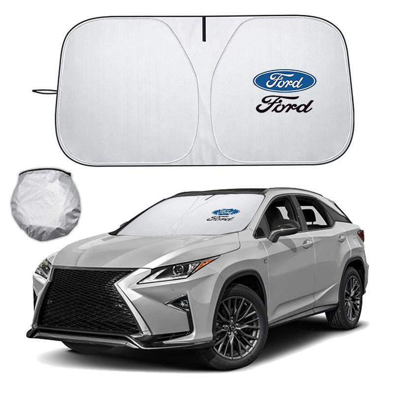 Auto Front Sonnenschutz Windschutzscheiben Sonnenschirm für Ford Focus MK3 MK2 Fiesta MK7 Escape Mondeo Mk4 Fusion Kuga Ecosport Transit