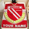 1 Stück Benutzerdefinierter Name Energie Cottbus Gemustert Flanelldecke Geeignet für Alle Jahreszeiten für Heimdekoration Wärme und Komfort Geschenke Feiertagsgeschenk_xia